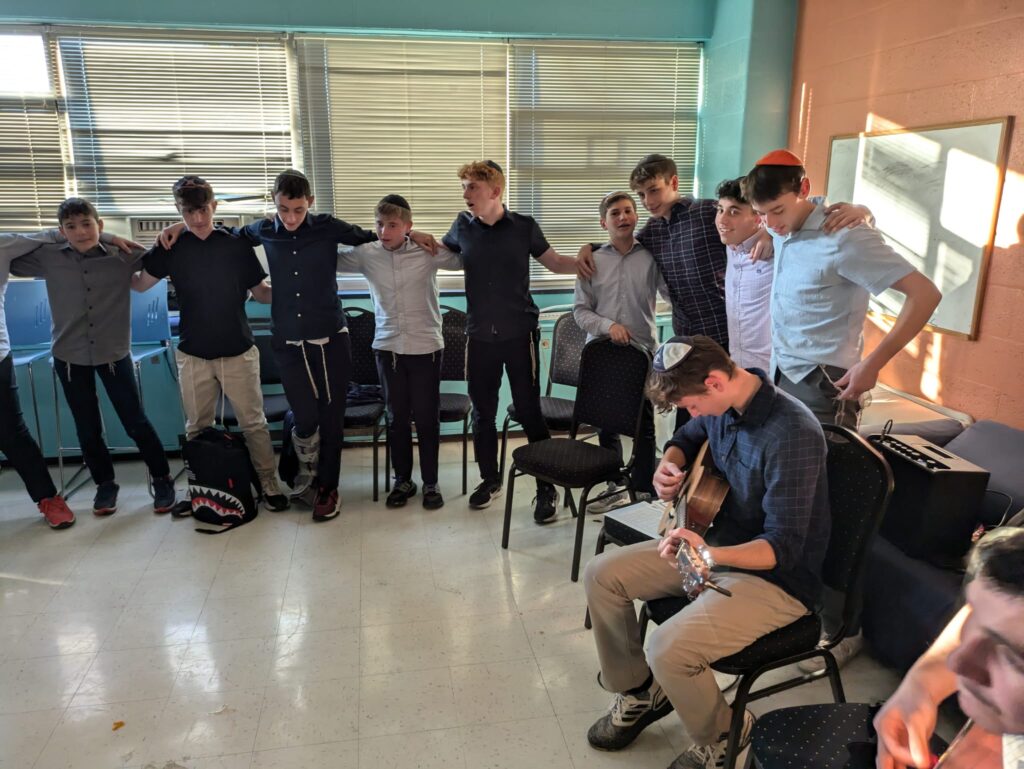 Spontaneous In-School Kumzitz