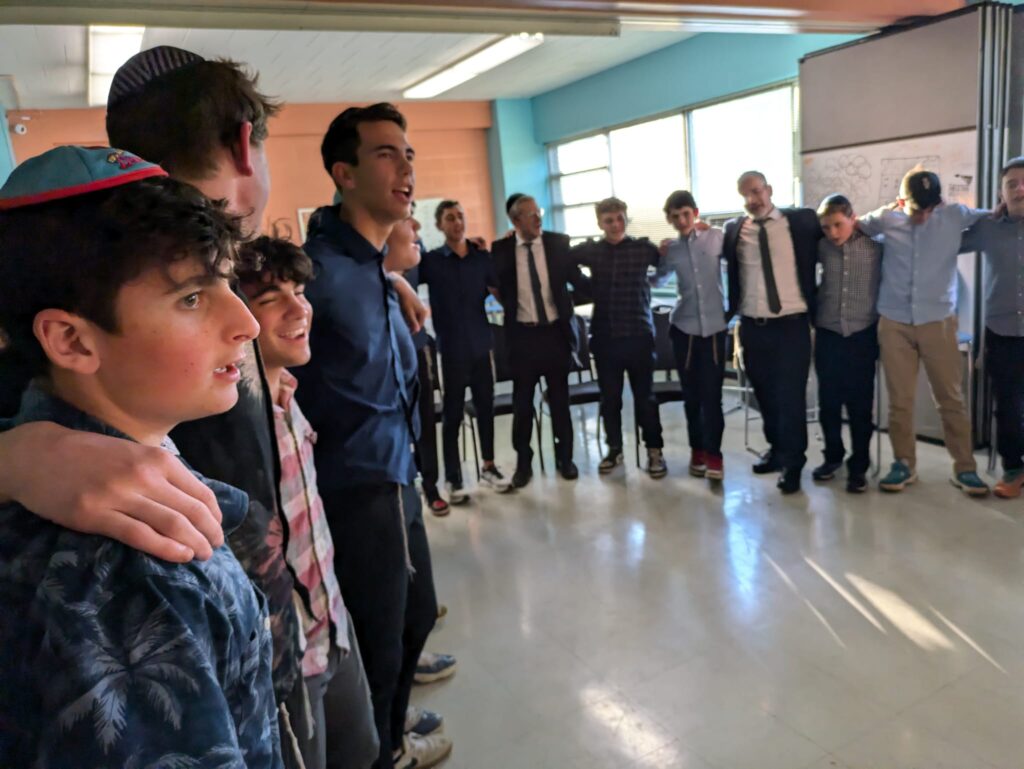 Spontaneous In-School Kumzitz